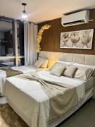 Flat de luxo em frente a praia