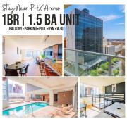 Stylish 1BR HighRise DT, Parking, Pool, Gym, W-D, Golf