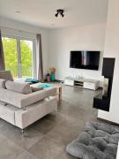 Modern, new home with air cooling