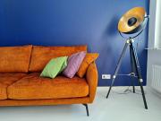 Colorful two-room apartment with parking