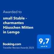 small Stable - charmantes Häuschen Mitten in Lemgo