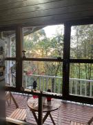 Country house with wood and gas stove