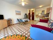 Welcoming flat with pool view balcony