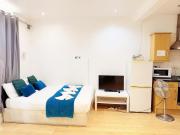Bright studio Apartment in central London