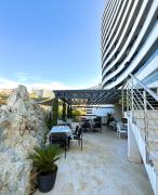 Luxe Beachfront Stay in Bečići with Pool