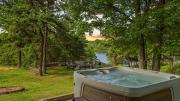 For Lake Sake by AvantStay Lakefront Hot Tub View