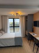 Studio aconchegante, moderno e completo