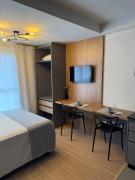 Studio aconchegante, moderno e completo