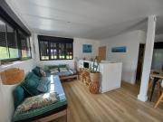 maison style cabane à 150m du bassin