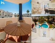 Penthouse with sunny terrace and sea views