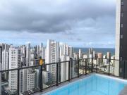 Apto de 1 qto mobiliado alto padrão - Boa Viagem