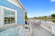 Luxury Home with Harbor Views Hot Tub Walk to North Beach Dog Friendly