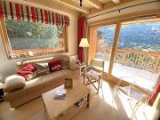 Charmant appartement 3 pièces à Méribel avec mezzanine, balcon et terrasse - FR-1-411-997
