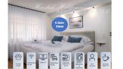 Apartment Leinetal - bester Schlafkomfort in hochwertiger Hotelbettwäsche, 3 Zimmer - große Küche, Duschbad & Parkplatz
