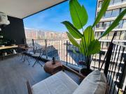 Chic Apartamento Ñuñoa, Parking y AC, hasta 4 personas