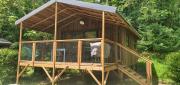 Camping le Moulin de David -Gaugeac Monpazier 24540 - Cabane -Mobil-home 3 et 2 chambres
