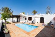 2 bedroom villa The Bungalow with private heated pool.