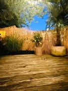 Bretterbutze #Terrassenbutze