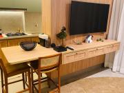 Apto de 2 quartos e Ar Condicionado perto do Praia Clube