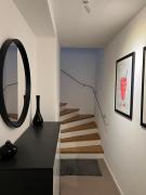 The modern urban apartment with private terrace