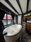 OctoCabana na montanha - rústica e luxuosa c banheira