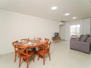 Apto c churrasqueira a 700m da praia MU3731