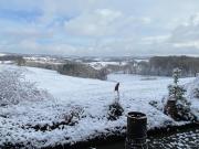 Schöne Ferienwohnung mit Ausblick in die Natur aktuell Schnee