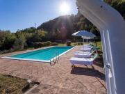 Hilltop apartment with swimming pool