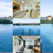 Apto Pé na Areia Condomínio Resort Completo com Piscina borda Infinita, Beach Tennis, Academia, Sala de Jogos, Brinquedoteca, Playground e Portaria 24H 2 Quartos com Ar-Condicionado, Churrasqueira Privativa Reserve Agora e Viva essa Experiência