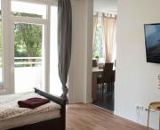 Work and Stay Apartment Balcony