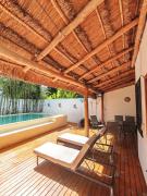 Casa alado de la playa