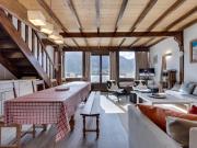 Grand Duplex 120m², 5 Pièces au Coeur de Tignes le Lac, 3 Chambres Doubles, Balcon et Terrasse Sud - FR-1-641-60