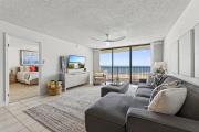 New Listing! Updated direct oceanfront condo with a pool, hot tub, and garage parking