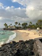 Kona 1br condo on Alii Dr saltwater pool surf sun AC close to magic sands beach