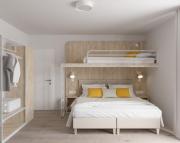 Fairschlafen Boutique Hostel Dreibett Kapitänszimmer 1-05, Sauna, Fitness