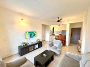 Chic 1BHK Goan Retreat with Balcony, Pool & Amenities - Close to Candolim Beach