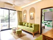 Peaceful Family 2BHK Retreat - Mangrove View, Pool, Walk to Candolim Beach