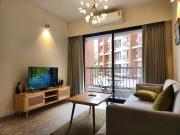 The Olive Suite by Mirashya Homes- 1BHK with Pool & Balcony - Walk to Candolim Beach