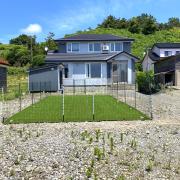 Private villa with a dog run and ocean view