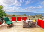 Strandvilla Beletage - exklusive Wohnung mit einzigartigem Meer - und Hafenblick