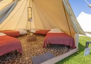 Nine Yards Bell Tents at the TT - Douglas
