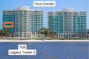 Beachview Condo at Legacy Tower 2 -708 - fully furnished 2 bedroom 2 bathroom