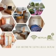 Maison - 3 chambres- 4 lits 3-6 personnes