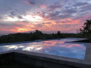 Private house with pool, ocean view and sunset