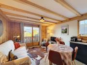 Appartement cosy avec balcon près du centre de Combloux - FR-1-560-170