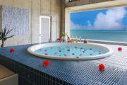 10 seconds to the sea, jacuzzi & BBQ available, ocean view from every room on the beach Terrace