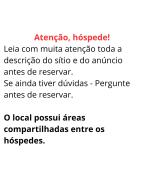 Suíte Premium Hidro Prox Serra do Cipó - Sítio Araras Cipó