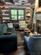 Redesign Wooden Cabin with Jacuzzi and Front Porch in North Carolina