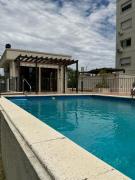 Apartamento con vista al Rio y frente a la playa