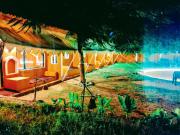 Desert night culture resort